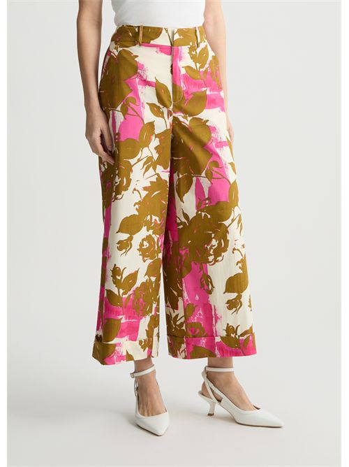 pants woman flower LIU JO | WA5522T4853/Z9808